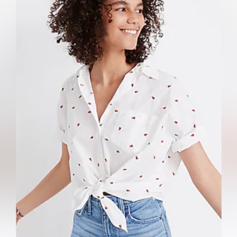Madewell Strawberry shirt